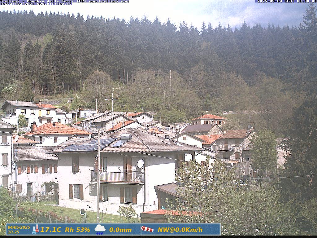 immagine della webcam nei dintorni di Prato Spilla: webcam Monchio delle Corti