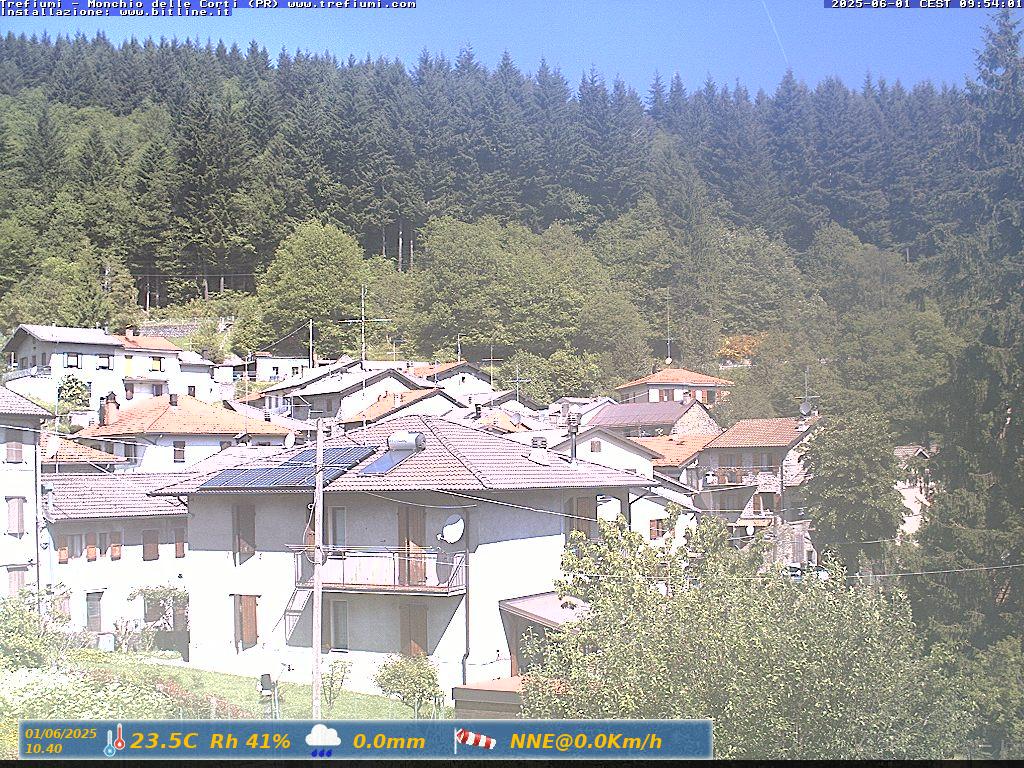 immagine della webcam nei dintorni di Calestano: webcam Monchio delle Corti