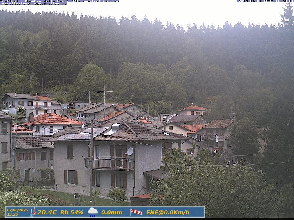 immagine della webcam nei dintorni di Borgo Val di Taro: webcam Monchio delle Corti