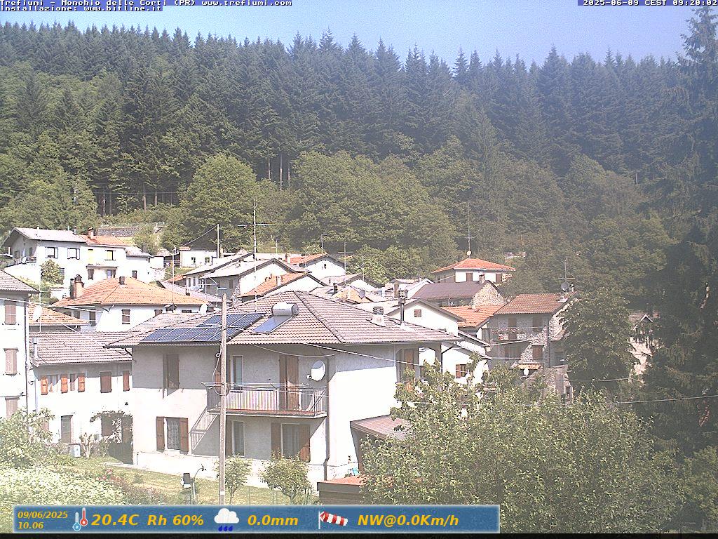 immagine della webcam nei dintorni di Cerreto Laghi: webcam Monchio delle Corti