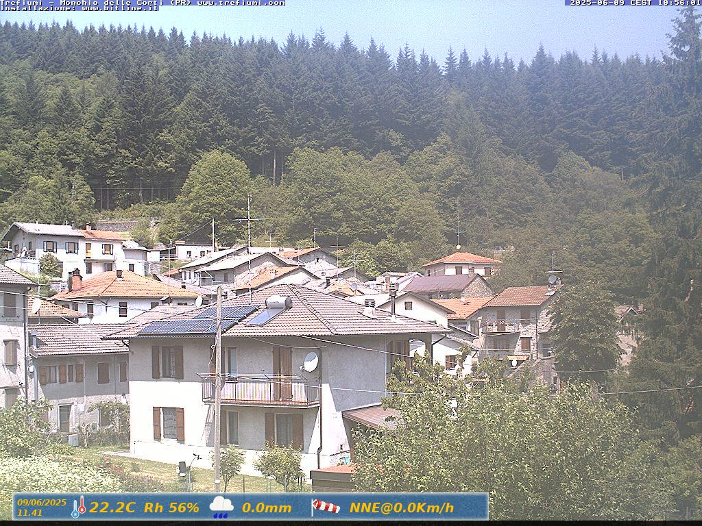 immagine della webcam nei dintorni di Castelnovo ne' Monti: webcam Monchio delle Corti