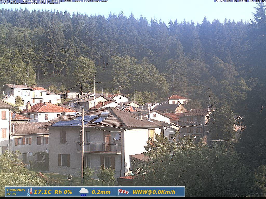 immagine della webcam nei dintorni di Borgo Val di Taro: webcam Monchio delle Corti