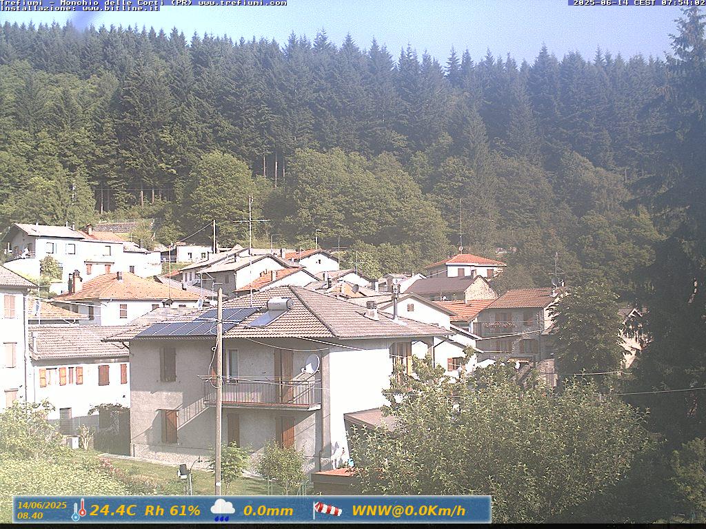 immagine della webcam nei dintorni di Borgo Val di Taro: webcam Monchio delle Corti