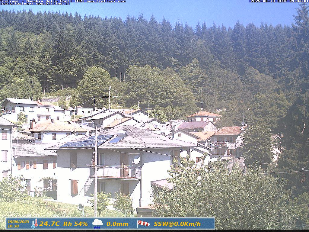 immagine della webcam nei dintorni di Fivizzano: webcam Monchio delle Corti