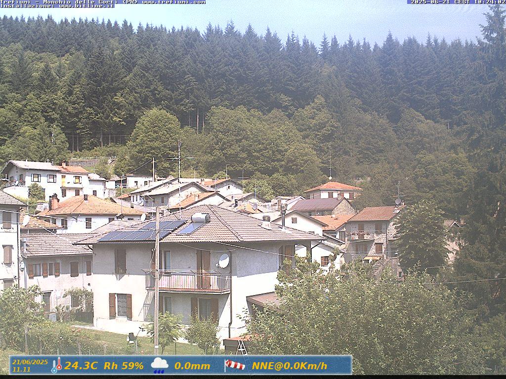 immagine della webcam nei dintorni di Castelnovo ne' Monti: webcam Monchio delle Corti