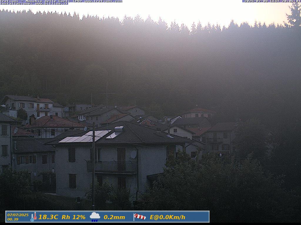 immagine della webcam nei dintorni di Fivizzano: webcam Monchio delle Corti