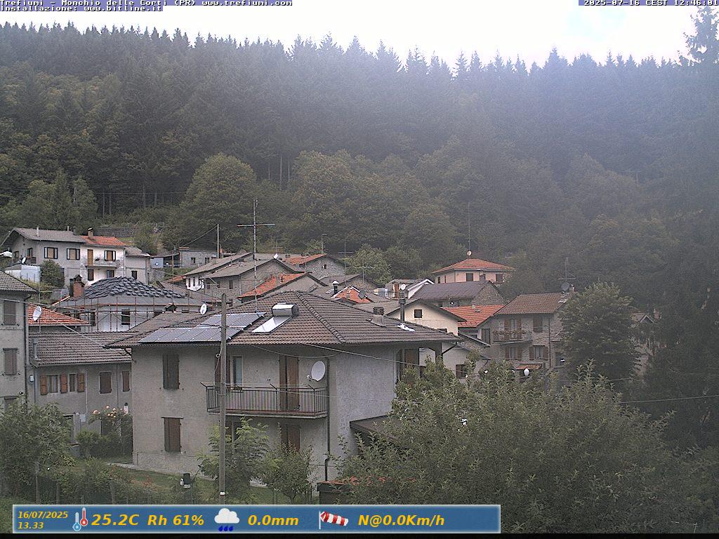 immagine della webcam nei dintorni di Cerreto Laghi: webcam Monchio delle Corti