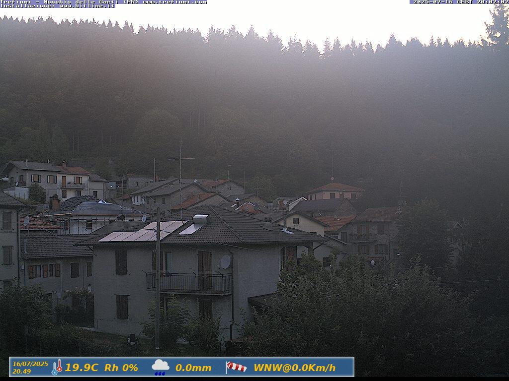 immagine della webcam nei dintorni di Cerreto Laghi: webcam Monchio delle Corti