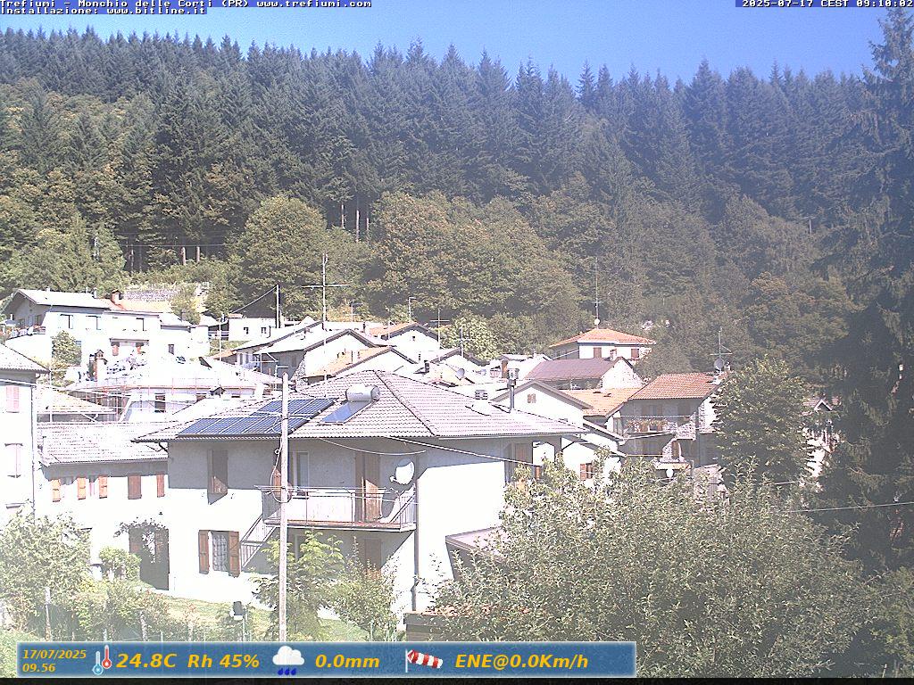 immagine della webcam nei dintorni di Capanne di Sillano: webcam Monchio delle Corti