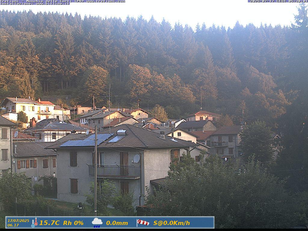 immagine della webcam nei dintorni di Prato Spilla: webcam Monchio delle Corti
