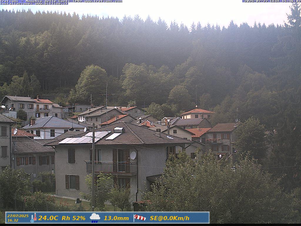 immagine della webcam nei dintorni di Trefiumi: webcam Monchio delle Corti