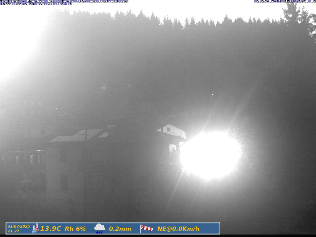 immagine della webcam nei dintorni di Castelnovo ne' Monti: webcam Monchio delle Corti