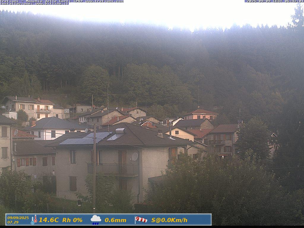 immagine della webcam nei dintorni di Fivizzano: webcam Monchio delle Corti