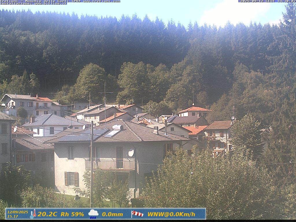 immagine della webcam nei dintorni di Fivizzano: webcam Monchio delle Corti