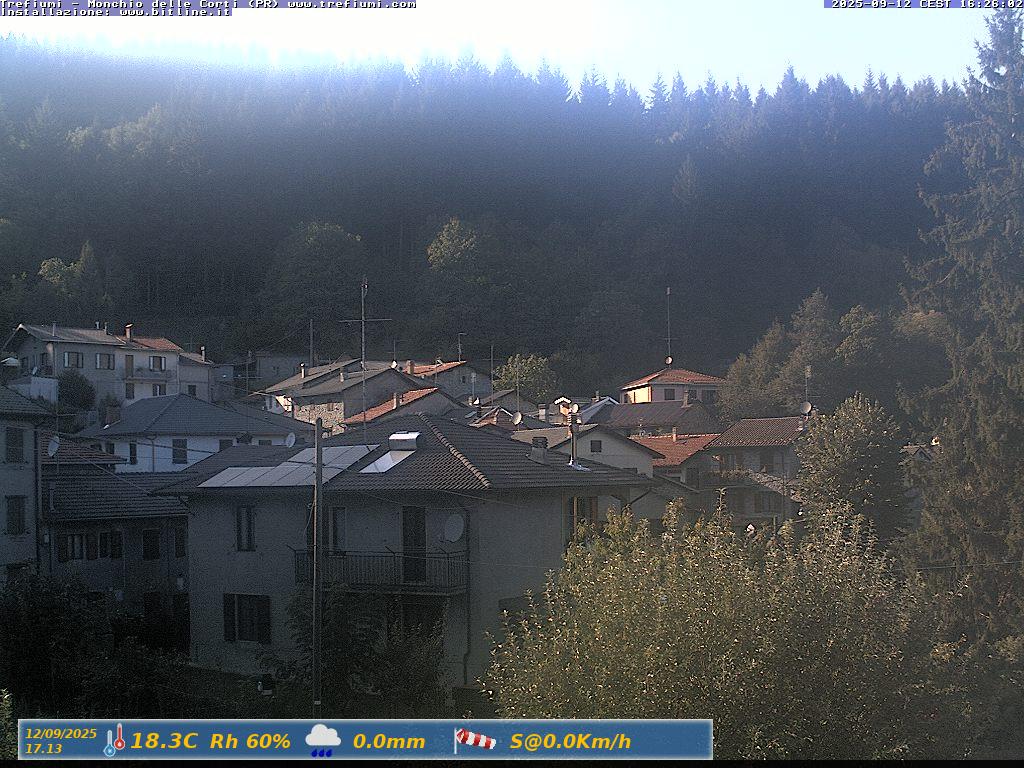 immagine della webcam nei dintorni di Trefiumi: webcam Monchio delle Corti