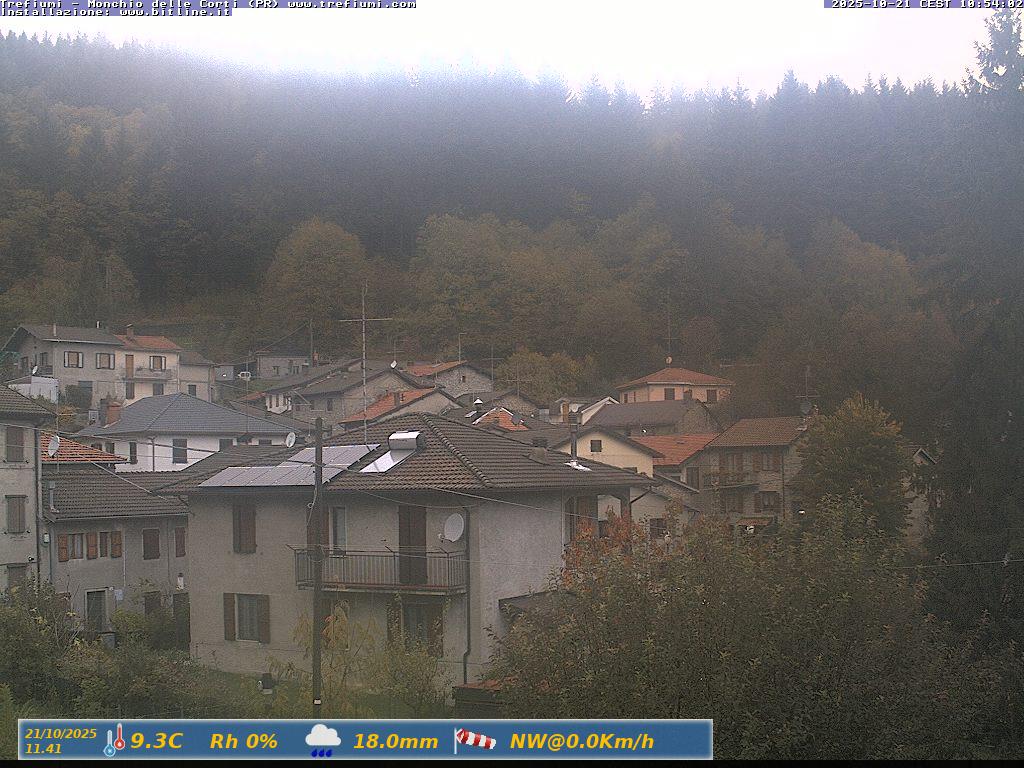immagine della webcam nei dintorni di Calestano: webcam Monchio delle Corti