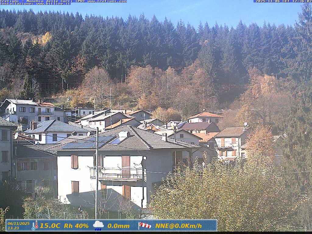 immagine della webcam nei dintorni di Prato Spilla: webcam Monchio delle Corti