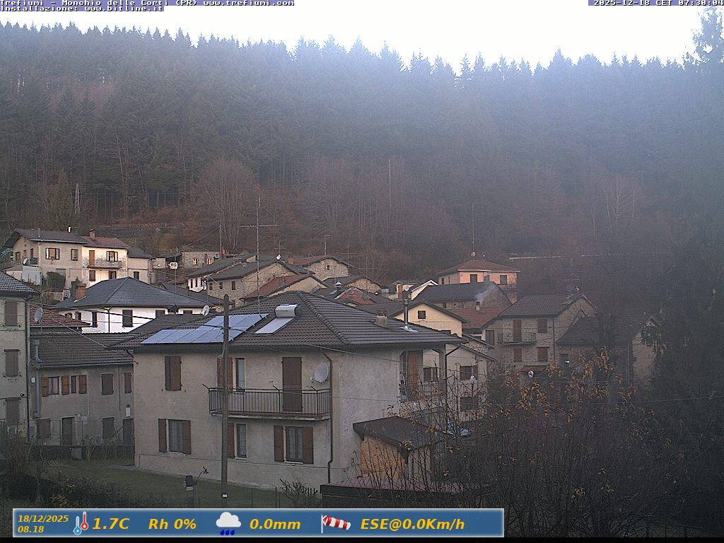 immagine della webcam nei dintorni di Trefiumi: webcam Monchio delle Corti